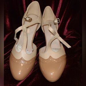 New - never worn vintage reproduction T Strap heels